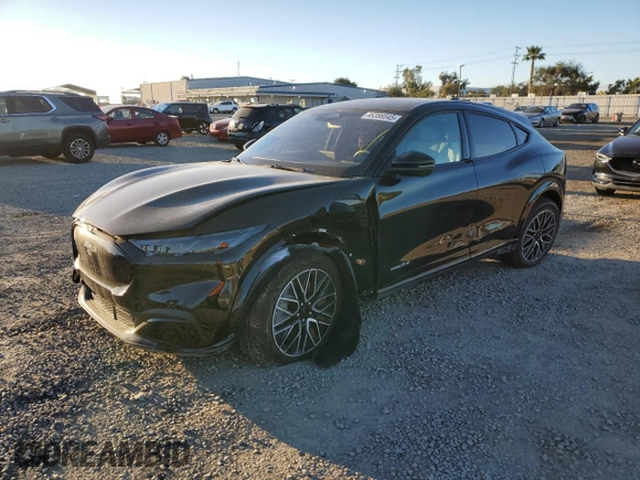 2024 Ford Mustang Mach-E Premium with VIN 3FMTK3R45RMA23195, listed as a Copart auction lot 46356045 with 889 mi miles and Salvage Title. Bid and sale history available at DreamBid. Image 1.