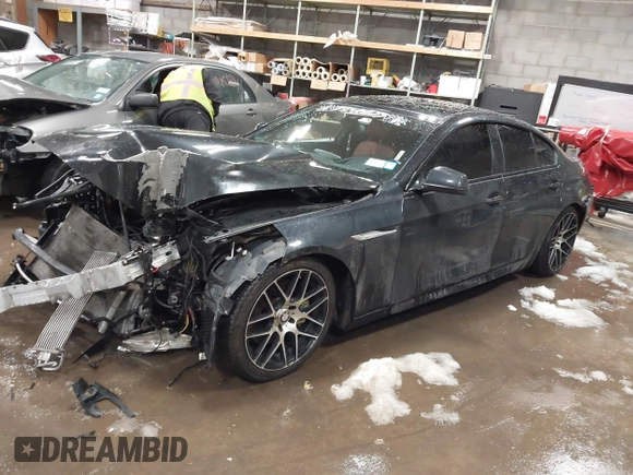 2014 BMW 6 Series 650i xDrive with VIN WBA6B4C56ED760482, listed as a IAAI auction lot 41384990 with 64,863 mi miles. Bid and sale history available at carsss.com. Image 17.