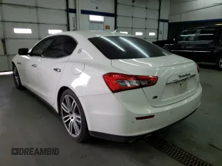 2015 Maserati Ghibli S Q4 with VIN ZAM57RTA8F1153413, listed as a Copart auction lot 42152062 with 54,884 mi miles. Bid and sale history available at carsss.com. Image 3.