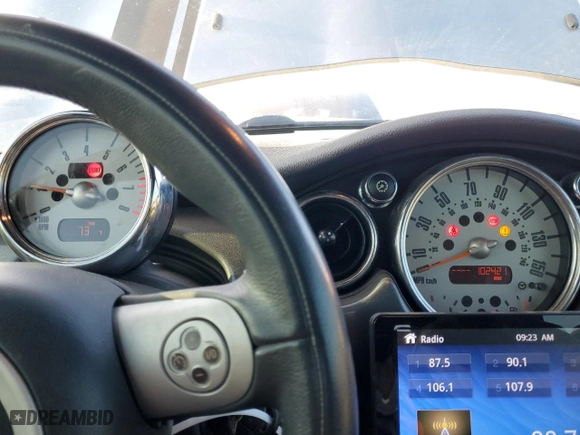 2008 MINI Cooper Convertible S with VIN WMWRH33558TJ45177, listed as a Copart auction lot 79543814 with 102,421 mi miles and Salvage Title. Bid and sale history available at carsss.com. Image 9.