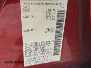 2013 Nissan Altima S with VIN 1N4AL3AP3DN481272, listed as a Copart auction lot 86483194 with 134,022 mi miles and Clean Title. Bid and sale history available at DreamBid. Image 15.