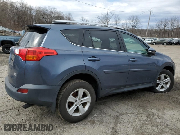 2013 Toyota RAV4 XLE with VIN 2T3RFREV7DW051186, listed as a Copart auction lot 51098915 with 57,766 mi miles and Salvage Title. Bid and sale history available at carsss.com. Image 3.