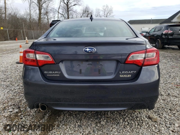 2016 Subaru Legacy Premium with VIN 4S3BNBC60G3028363, listed as a Copart auction lot 47173675 with 62,322 mi miles and Salvage title. Bid and sale history available at DreamBid. Image 6.