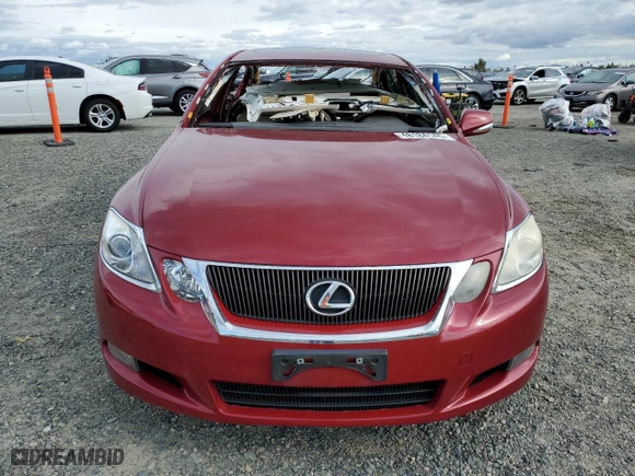 2011 Lexus GS 350 with VIN JTHBE1KSXB0053739, listed as a Copart auction lot 48184145 with 75,753 mi miles and Salvage Title. Bid and sale history available at carsss.com. Image 5.