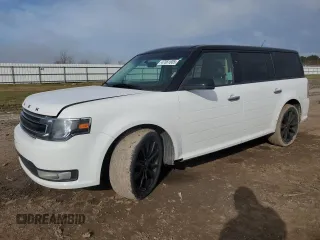 2016 Ford Flex SEL z VIN 2FMGK5C8XGBA08313, wystawiony jako Copart lot #47081805 z przebiegiem 121 848 mil mil oraz Tytuł czysty. Historia ofert i sprzedaży dostępna na DreamBid. Obrazek 1.