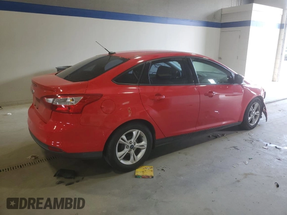 2014 Ford Focus SE with VIN 1FADP3F2XEL243947, listed as a Copart auction lot 54070955 with 110,173 mi miles and Salvage Title. Bid and sale history available at carsss.com. Image 3.