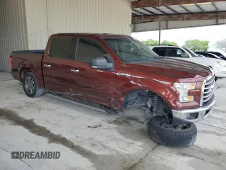 2015 Ford F-150 XL with VIN 1FTEW1CF2FFB78444, listed as a Copart auction lot 63051095 with 227,322 mi miles and Salvage title. Bid and sale history available at DreamBid. Image 4.