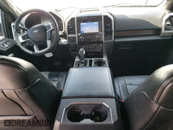 2017 Ford F-150 XL with VIN 1FTEW1EG5HFB85770, listed as a Copart auction lot 55435495 with 202,450 mi miles and Salvage title. Bid and sale history available at DreamBid. Image 8.