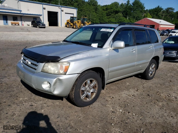 2005 Toyota Highlander with VIN JTEDP21A050063120, listed as a Copart auction lot 61280124 with 338,659 mi miles and Non Repairable. Bid and sale history available at carsss.com. Image 1.