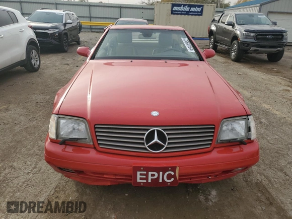 1999 Mercedes-Benz SL-Class with VIN WDBFA68F9XF186324, listed as a Copart auction lot 78376164 with 121,311 mi miles and Salvage Title. Bid and sale history available at carsss.com. Image 5.