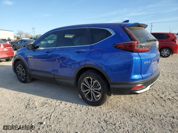 2021 Honda CR-V EX-L with VIN 7FARW1H8XME012237, listed as a Copart auction lot 49574025 with 21,275 mi miles and Salvage Title. Bid and sale history available at carsss.com. Image 2.