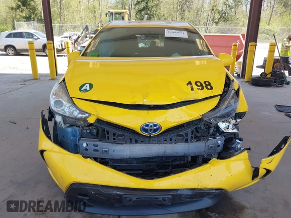 2016 Toyota Prius v Two with VIN JTDZN3EUXGJ055176, listed as a IAAI auction lot 42047651 with 282,741 mi miles. Bid and sale history available at carsss.com. Image 12.