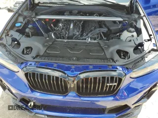 2024 BMW X3 M with VIN 5YM13EC04R9U76210, listed as a Copart auction lot 50808505 with 0 mi miles and Salvage Title. Bid and sale history available at carsss.com. Image 12.