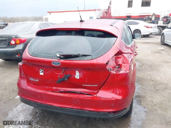 2015 Ford Focus Titanium with VIN 1FADP3N23FL248880, listed as a IAAI auction lot 41474936 with 86,245 mi miles. Bid and sale history available at carsss.com. Image 6.