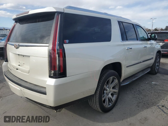 2015 Cadillac Escalade ESV Luxury z VIN 1GYS4SKJ5FR718253, wystawiony jako Copart lot #48767875 z przebiegiem 173 682 mil mil oraz Szkoda całkowita • Salvage title. Historia ofert i sprzedaży dostępna na DreamBid. Obrazek 3.