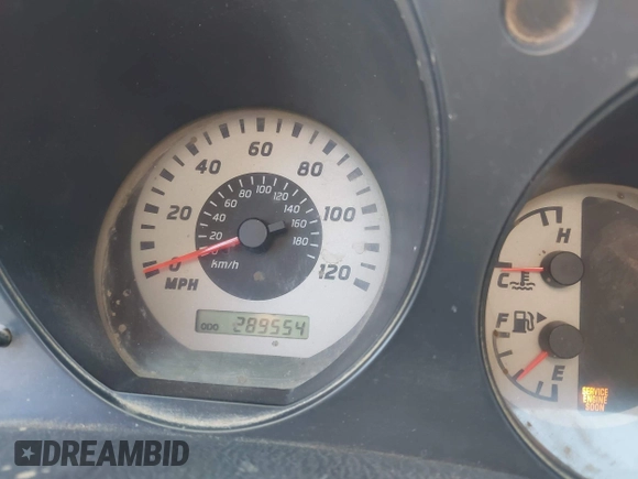 2004 Nissan Frontier XE z VIN 1N6ED29X84C432617, wystawiony jako IAAI lot #42007334 z przebiegiem 289 554 mil mil oraz . Historia ofert i sprzedaży dostępna na DreamBid. Obrazek 7.