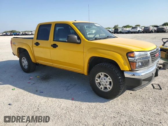 2006 GMC Canyon SLE2 with VIN 1GTDT136168231921, listed as a Copart auction lot 76283884 with 68,555 mi miles and Salvage Title. Bid and sale history available at carsss.com. Image 4.