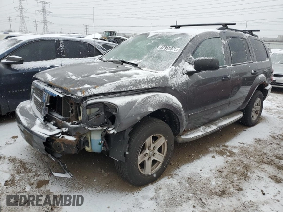 2004 Dodge Durango SLT с VIN 1D4HB48D44F233638, выставлен на аукционе Copart как лот 87959375 с пробегом 176 375 миль миль и Списание • Salvage title. История ставок и продаж доступна на DreamBid. Изображение 1.