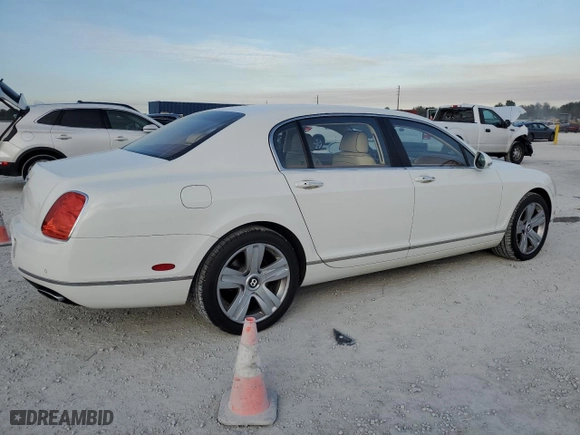 2010 Bentley Continental Flying Spur with VIN SCBBR9ZA7AC064280, listed as a Copart auction lot 87879005 with 26,476 mi miles and Non Repairable. Bid and sale history available at carsss.com. Image 3.