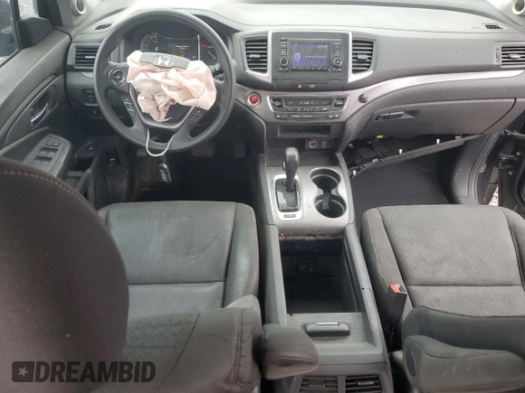 2019 Honda Ridgeline Sport with VIN 5FPYK2F10KB007325, listed as a Copart auction lot 46950225 with 222,925 mi miles and Salvage title. Bid and sale history available at DreamBid. Image 8.