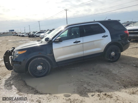 2014 Ford Utility Police Interceptor with VIN 1FM5K8AR1EGA91916, listed as a Copart auction lot 45953955 with NaN miles and Salvage Title. Bid and sale history available at carsss.com. Image 1.