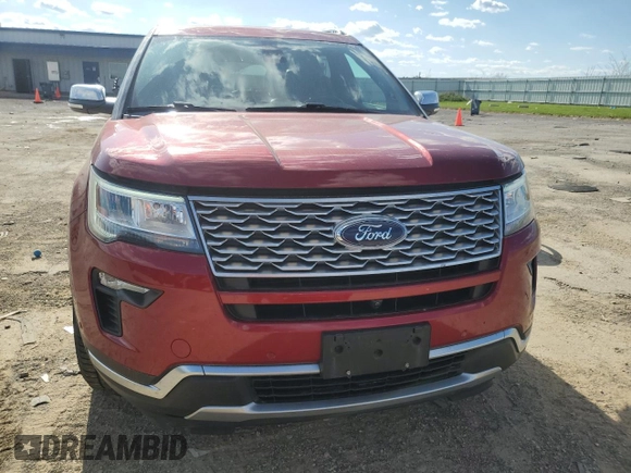 2019 Ford Explorer Platinum z VIN 1FM5K8HT6KGA95344, wystawiony jako Copart lot #55697795 z przebiegiem 64 948 mil mil oraz Czysty tytuł • Clean title. Historia ofert i sprzedaży dostępna na DreamBid. Obrazek 5.