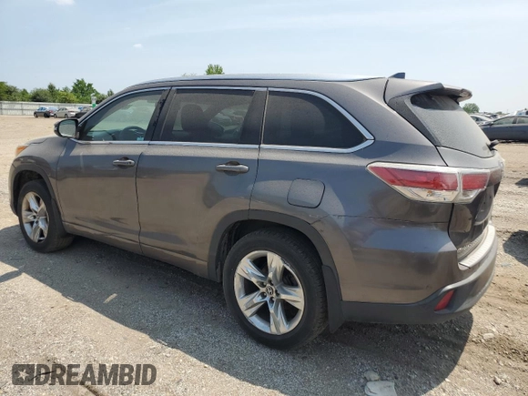 2016 Toyota Highlander Limited with VIN 5TDDKRFH8GS274874, listed as a Copart auction lot 61402305 with 109,670 mi miles and Salvage title. Bid and sale history available at DreamBid. Image 2.