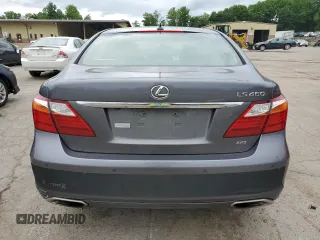 2012 Lexus LS 460 with VIN JTHCL5EF0C5014582, listed as a Copart auction lot 61168325 with 145,708 mi miles and Salvage title. Bid and sale history available at DreamBid. Image 6.