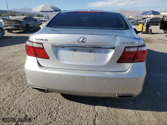 2008 Lexus LS 460 with VIN JTHBL46F285054643, listed as a Copart auction lot 71823434 with 71,714 mi miles and Salvage Title. Bid and sale history available at carsss.com. Image 6.