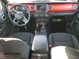 2020 Jeep Wrangler Unlimited Recon with VIN 1C4HJXFN9LW156972, listed as a Copart auction lot 81590604 with 13,834 mi miles and Salvage title. Bid and sale history available at DreamBid. Image 8.