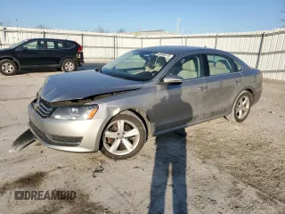 2012 Volkswagen Passat SE with VIN 1VWBP7A34CC050129, listed as a Copart auction lot 48500375 with 143,109 mi miles and Salvage Title. Bid and sale history available at carsss.com. Image 1.