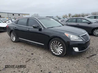 2015 Hyundai Equus Ultimate with VIN KMHGH4JH7FU094068, listed as a Copart auction lot 78850774 with 155,068 mi miles and Salvage title. Bid and sale history available at DreamBid. Image 4.