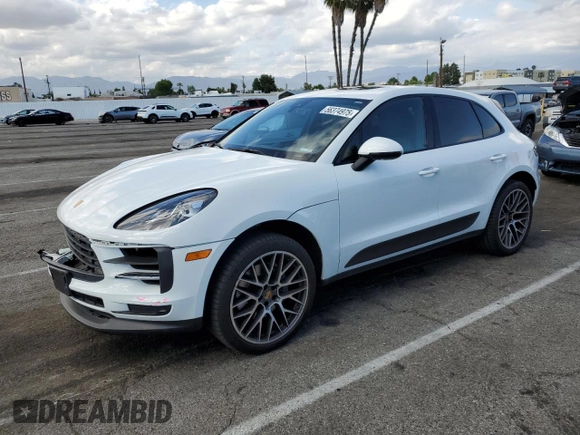 2020 Porsche Macan S with VIN WP1AB2A50LLB38028, listed as a Copart auction lot 56374975 with 18,510 mi miles and Salvage title. Bid and sale history available at DreamBid. Image 1.