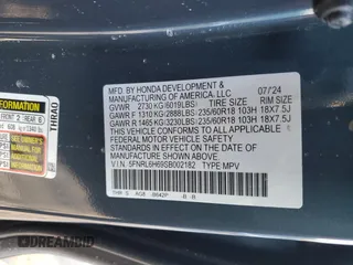 2025 Honda Odyssey EX-L with VIN 5FNRL6H69SB002182, listed as a Copart auction lot 44085465 with Not Provided miles and Salvage Title. Bid and sale history available at carsss.com. Image 13.