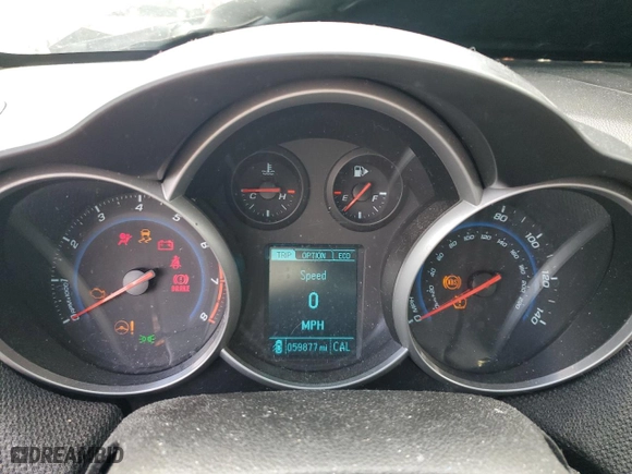 2014 Chevrolet Cruze ECO with VIN 1G1PJ5SB3E7218450, listed as a Copart auction lot 74733404 with 59,877 mi miles and Salvage Title. Bid and sale history available at carsss.com. Image 9.