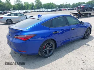 2023 Acura Integra w/A-Spec Package with VIN 19UDE4H35PA002597, listed as a IAAI auction lot 42444433 with 54,356 mi miles and . Bid and sale history available at DreamBid. Image 4.