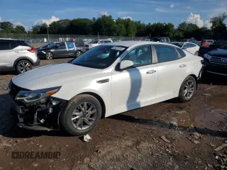 2019 Kia Optima LX with VIN 5XXGT4L32KG285773, listed as a Copart auction lot 63325145 with 56,200 mi miles and Salvage title. Bid and sale history available at DreamBid. Image 1.