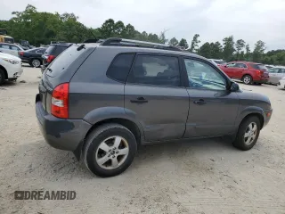 2007 Hyundai Tucson GLS with VIN KM8JM12B27U515691, listed as a Copart auction lot 68236814 with 120,898 mi miles and Salvage Title. Bid and sale history available at carsss.com. Image 3.