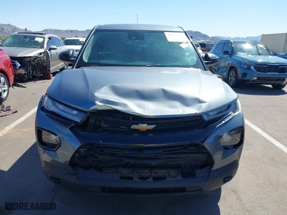 2021 Chevrolet TrailBlazer LS with VIN KL79MMS2XMB101961, listed as a IAAI auction lot 41803943 with 95,181 mi miles. Bid and sale history available at carsss.com. Image 6.