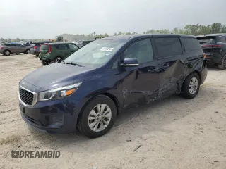 2018 Kia Sedona LX with VIN KNDMB5C16J6378853, listed as a Copart auction lot 51292245 with 141,329 mi miles and Salvage Title. Bid and sale history available at carsss.com. Image 1.