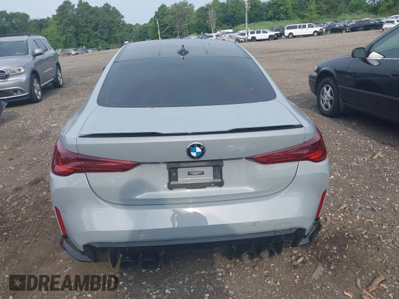 2021 BMW M4 with VIN WBS53AZ09MCH30057, listed as a IAAI auction lot 39908965 with 48,998 mi miles. Bid and sale history available at carsss.com. Image 16.