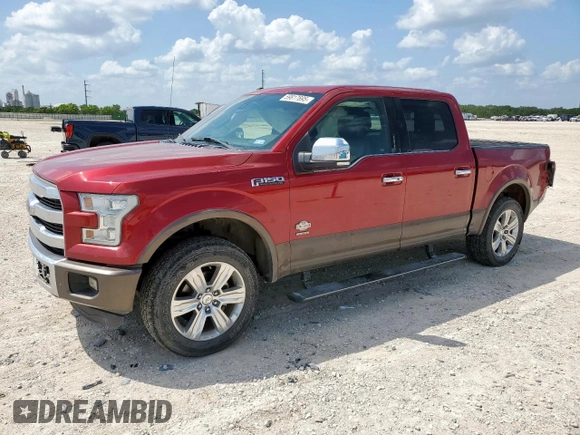 2016 Ford F-150 XL with VIN 1FTEW1CG6GFD19235, listed as a Copart auction lot 59817695 with 154,176 mi miles and Salvage title. Bid and sale history available at DreamBid. Image 1.