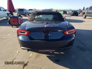 2018 FIAT 124 Spider Abarth z VIN JC1NFAEK5J0140189, wystawiony jako Copart lot #72936754 z przebiegiem 65 232 mil mil oraz Szkody całkowita. Historia ofert i sprzedaży dostępna na DreamBid. Obrazek 6.