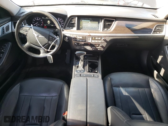 2018 Genesis G80 3.8L with VIN KMHGN4JE0JU225008, listed as a Copart auction lot 75508824 with 98,453 mi miles and Clean Title. Bid and sale history available at carsss.com. Image 8.