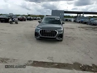 2020 Audi Q3 S line Premium with VIN WA1DECF38L1076385, listed as a Copart auction lot 47289355 with 67,536 mi miles and Non repairable. Bid and sale history available at DreamBid. Image 14.