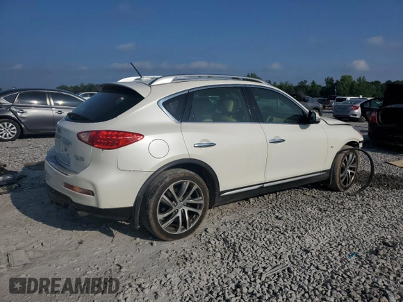 2017 Infiniti QX50 z VIN JN1BJ0RR1HM410885, wystawiony jako Copart lot #58942805 z przebiegiem 94 889 mil mil oraz Szkoda całkowita • Salvage title. Historia ofert i sprzedaży dostępna na DreamBid. Obrazek 3.