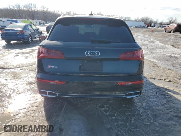2018 Audi SQ5 with VIN WA1C4BFY1J2152136, listed as a Copart auction lot 89361275 with 53,603 mi miles and Salvage Title. Bid and sale history available at DreamBid. Image 6.