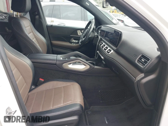 2020 Mercedes-Benz GLS 450 z VIN 4JGFF5KEXLA267607, wystawiony jako IAAI lot #42029629 z przebiegiem 43 549 mil mil oraz . Historia ofert i sprzedaży dostępna na DreamBid. Obrazek 5.