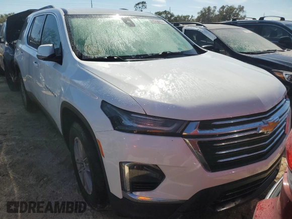 2022 Chevrolet Traverse LT Leather with VIN 1GNERHKW1NJ161087, listed as a Copart auction lot 82798584 with 0 mi miles and Salvage Title. Bid and sale history available at carsss.com. Image 5.