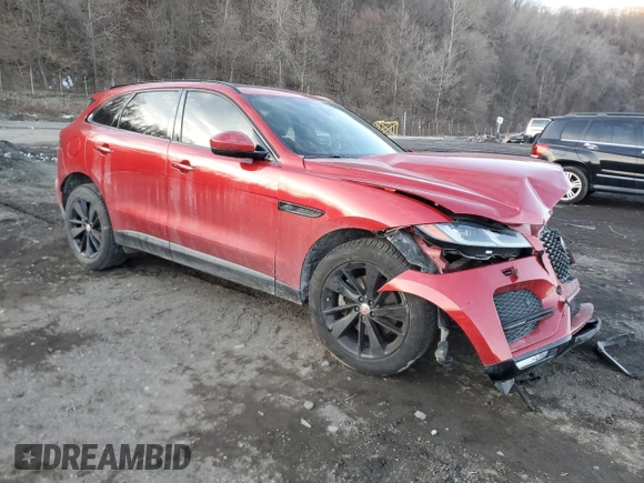 2023 Jaguar F-Pace S with VIN SADCJ2EX9PA712110, listed as a Copart auction lot 42532055 with 18,990 mi miles and Salvage title. Bid and sale history available at DreamBid. Image 4.